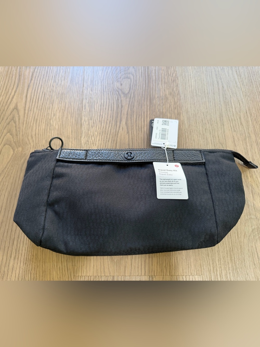 lululemon athletica Black Travel Easy Kit Toiletry Pouch